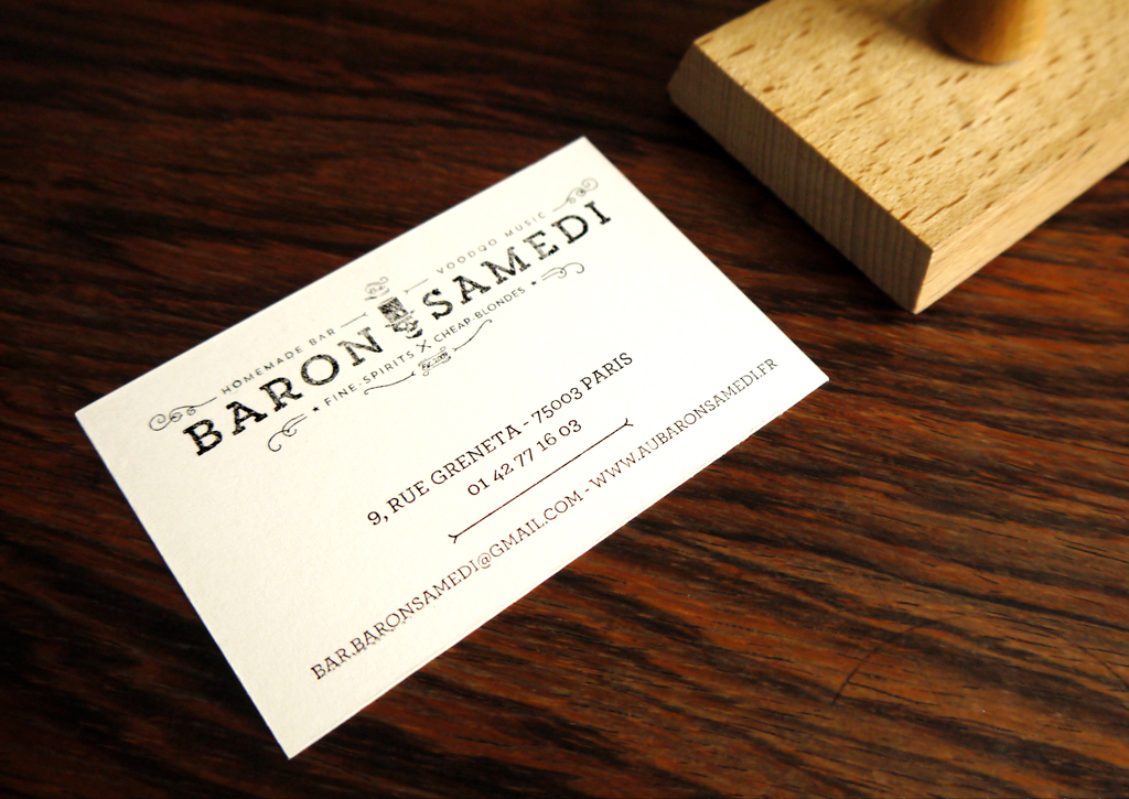 Baron Samedi - Stamp for cards