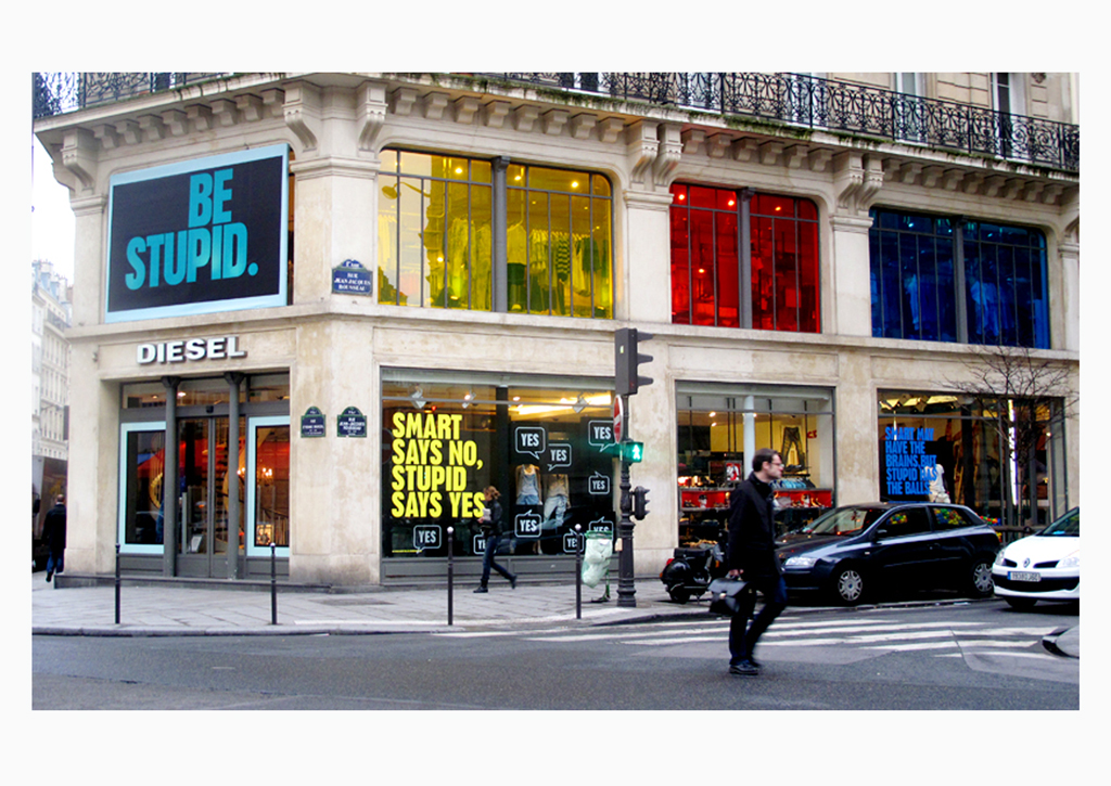 Diesel - Window displays - Be stupid