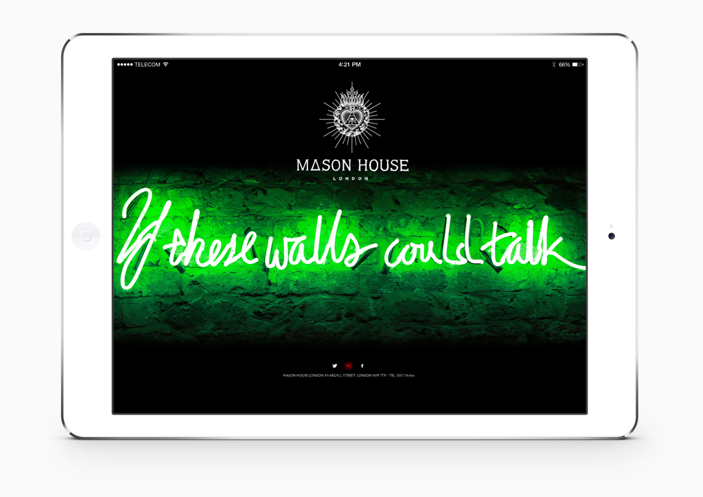 Mason House - Website