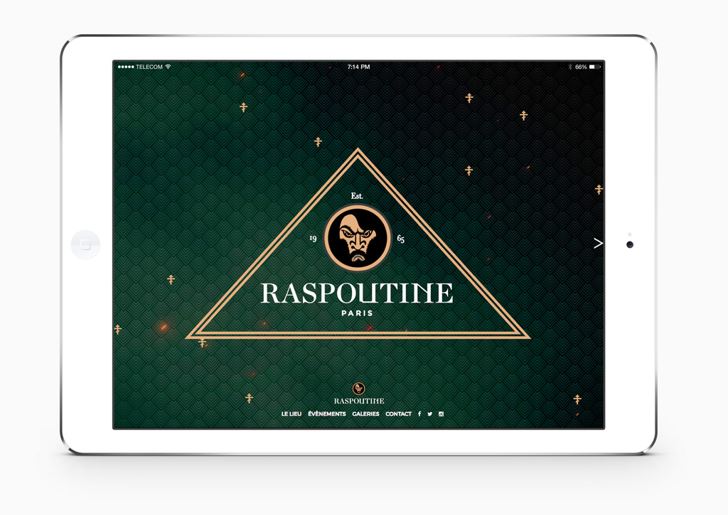 Raspoutine - Website